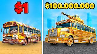 AUTOBUS de 1 vs 100000000 en GTA 5 [upl. by Norym]