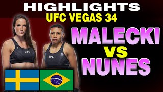 Josiane Nunes debuts in the UFC knocking out giant fighter [upl. by Der]