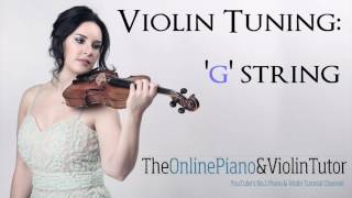 Violin Tuning Note Sound G STRING [upl. by Leber]