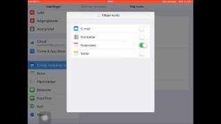 Oprettelse af Fælles Kalender på Ipad´en [upl. by Manlove]
