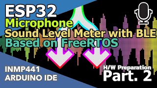 ESP32  INMP441  Tutorial  Part2 Emitting Sound Level Meter through BLE ft FreeRTOS [upl. by Esirec851]