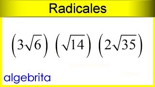 Multiplicación de radicales 461 [upl. by Anisamot]