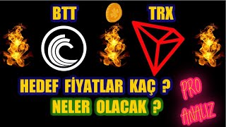 Bittorrent BTT  Tron TRX Güncel Detaylı Analiz [upl. by Gherlein]