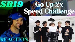 SB19  Go Up quot2x Speed Challengequot LIVE REACTION [upl. by Analle]