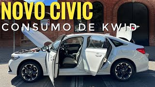 AVALIAÇÃO NOVO HONDA CIVIC HÍBRIDO 0100 DE GLI CONSUMO DE KWID E PREÇO DE BMW VALE A PENA [upl. by Childers999]