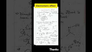 Electromeric effect chemistry organic csirnet gate iitjam youtube ytshorts viralshorts [upl. by Oisinoid]