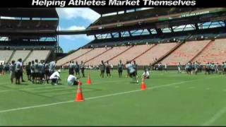 Tiva Tatofi 2010 PIAA Football Combine Highlights Aloha Stadium [upl. by Yanrahc935]