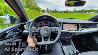 New Audi A1 Sportback SLine 2021 Test Drive Review POV [upl. by Ariom834]