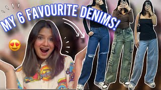 HUGE SASSAFRAS DENIMS HAUL from MYNTRA😍 Trendy amp Affordable Denims Try On Haul  Rupal Yadav [upl. by Osrick]