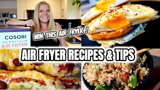 AIR FRYER RECIPES amp TIPS  COSORI DUAL BLAZE GIVEAWAY AD [upl. by Earissed]