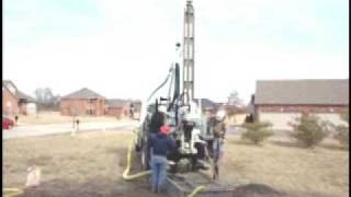 SIMCO 2800 Drilling Geothermal Holes [upl. by Ailimat80]