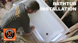 How to Install a BathtubAcrylic Kohler Archer StepbyStep [upl. by Llertnac340]