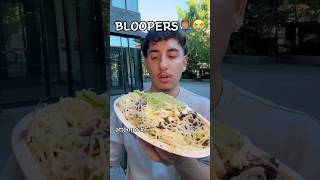 Chipotle Order Bloopers 🤦🏽‍♂️😭 chipotle [upl. by Arly]