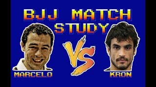 BJJ Match Study Marcelo Garcia vs Kron Gracie [upl. by Romulus]