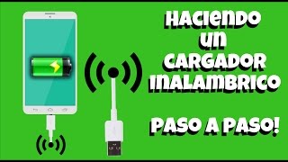 CARGADOR INALAMBRICO CASERO CON ALCANCE DE HASTA 16 METROS REAL  ENTec [upl. by Aihtnic]