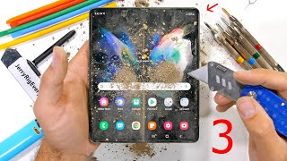 Is the Galaxy Fold 3 really 80 Stronger  Durability Test [upl. by Ennis]