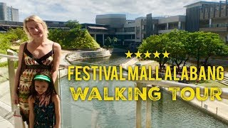 2018 Festival Mall Walking Tour Filinvest City Alabang Muntinlupa Overview [upl. by Leksehcey742]