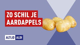 Zo schil je gemakkelijk aardappels  Altijd ALDI [upl. by Aihsyn579]