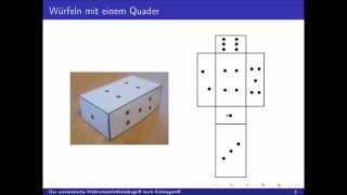 Q11  Axiomatischer Wahrscheinlichkeitsbegriff nach Kolmogoroff [upl. by Pliske970]