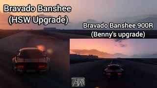 New GTA Online  Quick Comparison Bravado Banshee HSW Vs Bravado Banshee 900R [upl. by Dav]