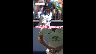 MitchellStarc took notes from the 1st Test against Jaiswalquot [upl. by Einnaffit]