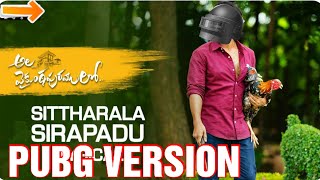 SITHARALA SIRAPADU SONG PUBG VERSION ALLU ARJUN  POOJA HEDGE [upl. by Onez]