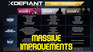 MASSIVE IMPROVEMENTS Coming to XDefiant  Year One Roadmap Released [upl. by Blanch]