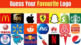 Guess the Logo in 5 Seconds Challenge  80 Most Famous Logos [upl. by Ehcropal942]