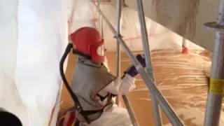 Media Blasting Asbestos Infused Lead Paint  JM ENVIRONMENTAL INC [upl. by Montford]