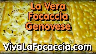 La Video Ricetta della Focaccia Genovese Fatta in Casa [upl. by Harrus387]