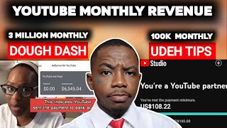 Dough Dash MONTHLY REVENUEIf you are yet to START YOUTUBE in 2024 You will be Knocked Out in 2025 [upl. by Eadwina]