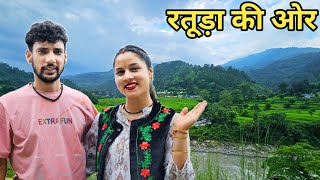 पतिदेव जी के साथ खूबसूरत सफर 😊 Preeti Rana  Pahadi lifestyle vlog  Rudraprayag [upl. by Broder725]