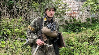 WW2 German Reenactment Impression Fallschirmjäger in Normandy [upl. by Arrakat]