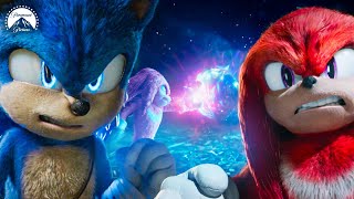 Sonic The Hedgehog 2  Sonic Meets Knuckles Full Scene  Paramount Movies [upl. by Anaujal]