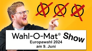 Die PERFEKTE WAHL  WahlOMat Show Europawahl 2024 33 [upl. by Mab]