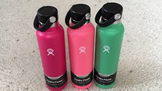 Hydro Flask 24 fl oz Water Bottles  Watermelon Hibiscus amp Spearmint [upl. by Enyalahs]