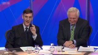 Jacob Rees Mogg pwns David Dimbleby over Eton jibe [upl. by Cordle270]