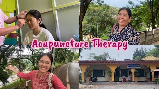 I tried Acupuncture Therapy for Sinus amp Migraine at Men Tsee Khang Tibetan Medical 🫠 [upl. by Laram963]