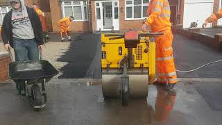 Jd just driveways ltd Anorther new tarmac driveway [upl. by Hamid]