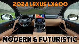 2024 Lexus LX 600 Interior Review [upl. by Nibla646]