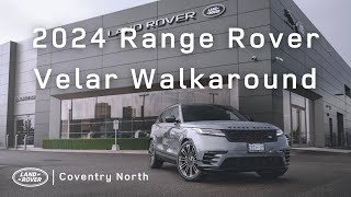 2024 Range Rover Velar  Walkaround Drive and Comparison [upl. by Simaj]