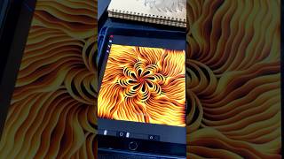 🧡💛🎨✨ satisfying mandalaart mandaladrawing relaxing youtubeshorts viralvideos art artist [upl. by Icam613]