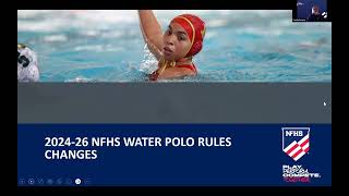 2024 NFHS Water Polo Rules Interpretation Meeting [upl. by Trahurn]