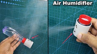 How to make Ultrasonic Air Humidifier  Homemade air Humidifler at home  mist maker [upl. by Amatruda]