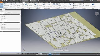 Automatic nesting of steel plates and toolpath creation for fabrication [upl. by Nettirb]