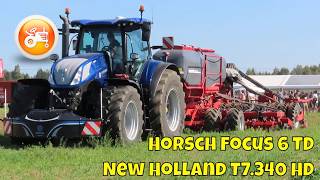 Horsch Demonstrations 2024  Horsch Focus 6 TD amp New Holland T7340 HD [upl. by Ssenav919]