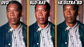 The Shawshank Redemption  DVD vs BluRay vs 4K Ultra HD  Graphics Comparison  2021 [upl. by Appel]