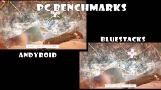 Andyroid vs Bluestacks  PC Benchmarks [upl. by Aelc]