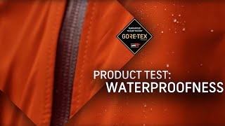 GORETEX Products Test 1 Waterproofness [upl. by Leuas196]