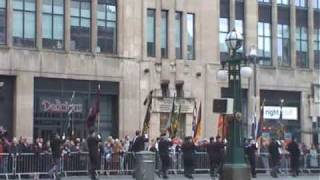 Remembrance Sunday Bristol Cenotaph quotI vow to thee my countryquot [upl. by Emmuela]